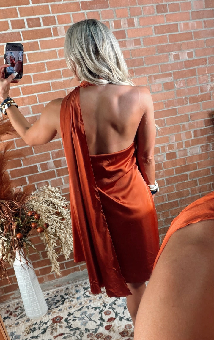 Feeling Free Backless Mini Dress