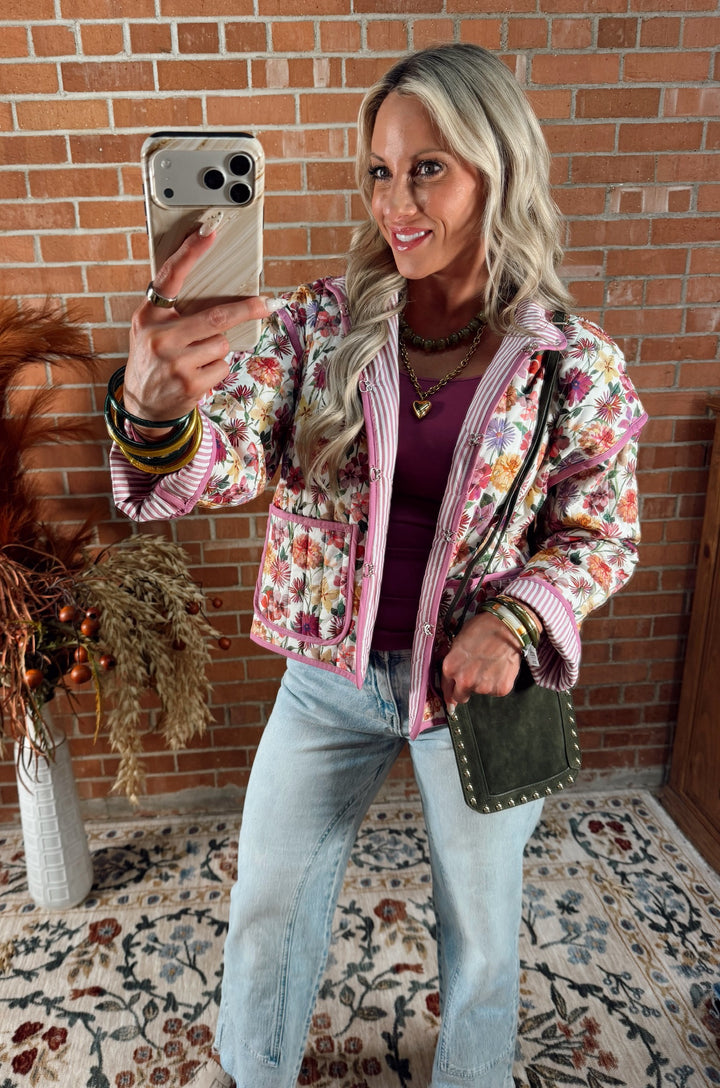 Floral Fields Quilted Jacket