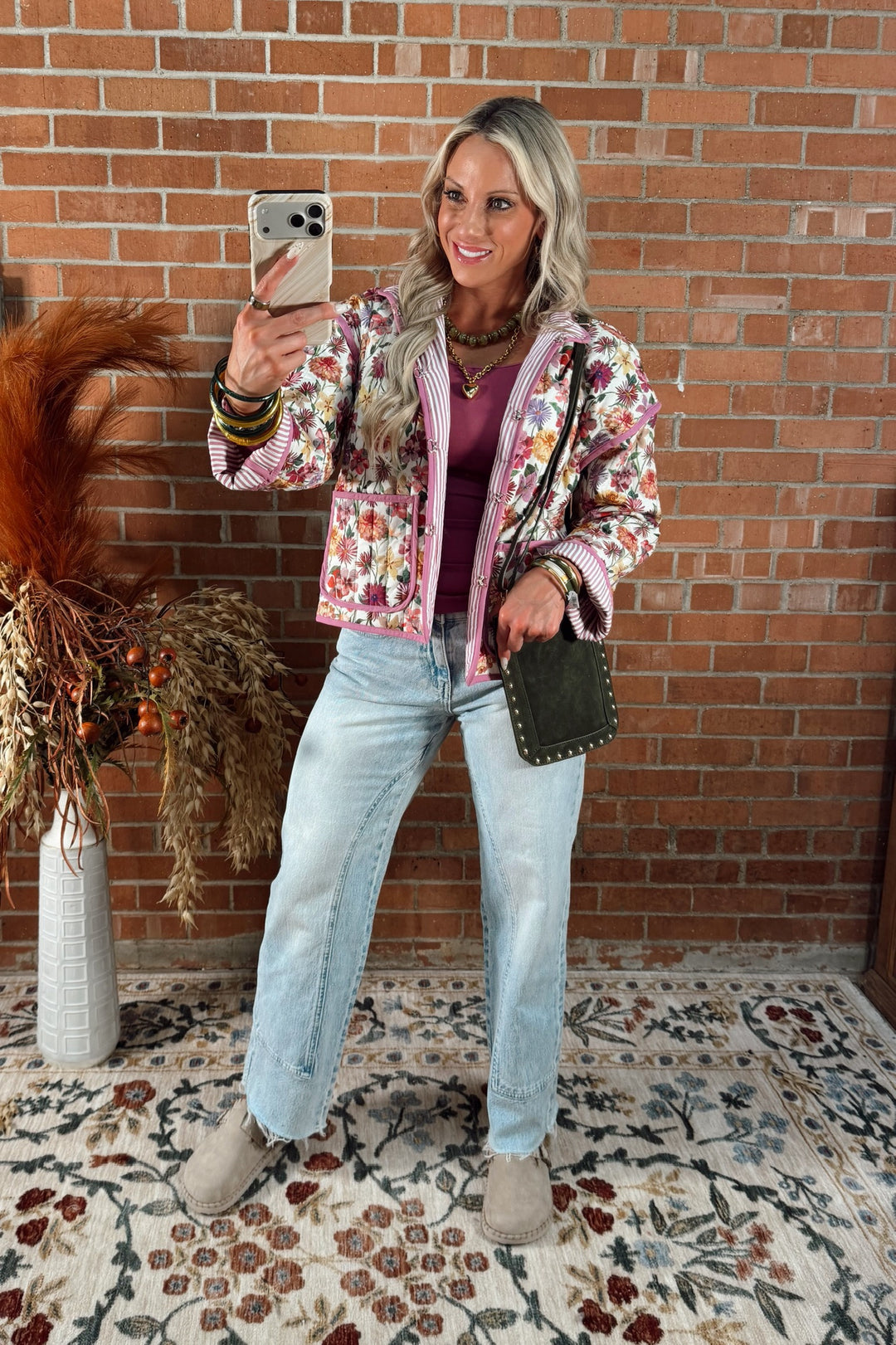 Floral Fields Quilted Jacket