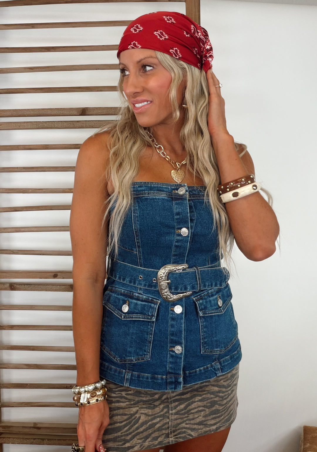 The Denim Darling Corset Top
