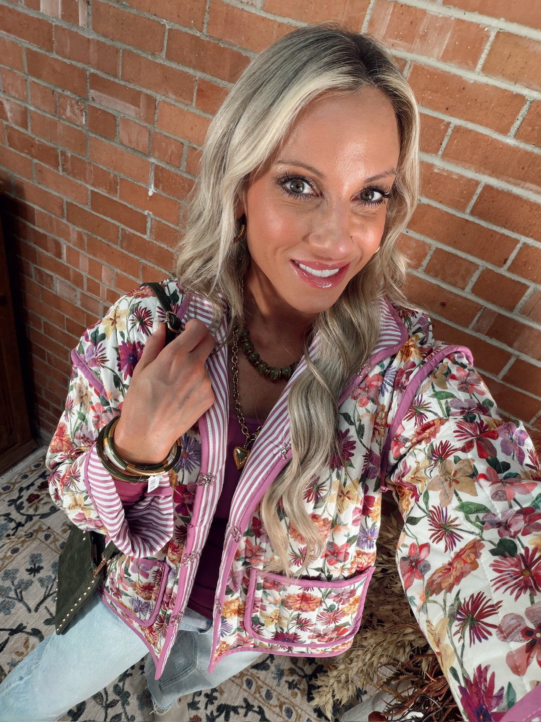 Floral Fields Quilted Jacket