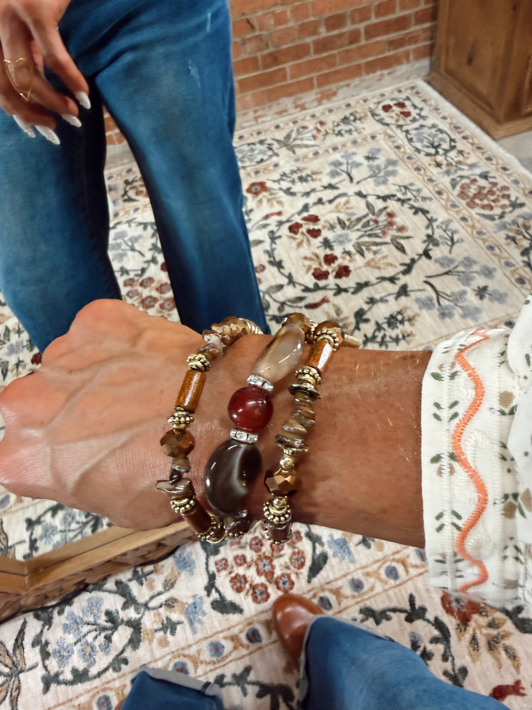 Boho Soul Wrap Bracelet - Rustic Brown