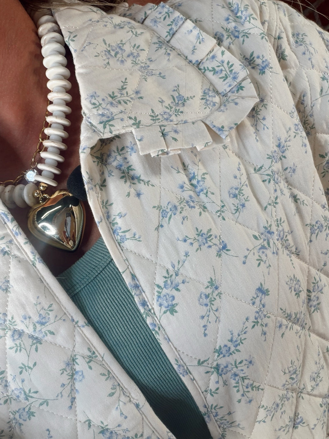 Tea Time Floral Quilted Jacket