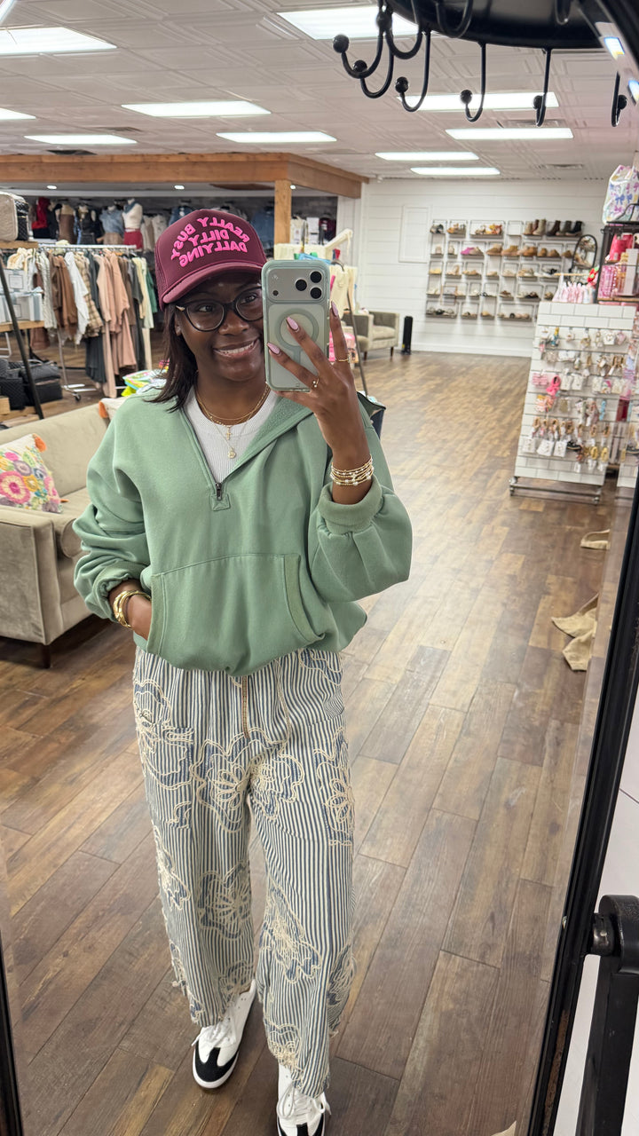 Embroidered Bloom Pant