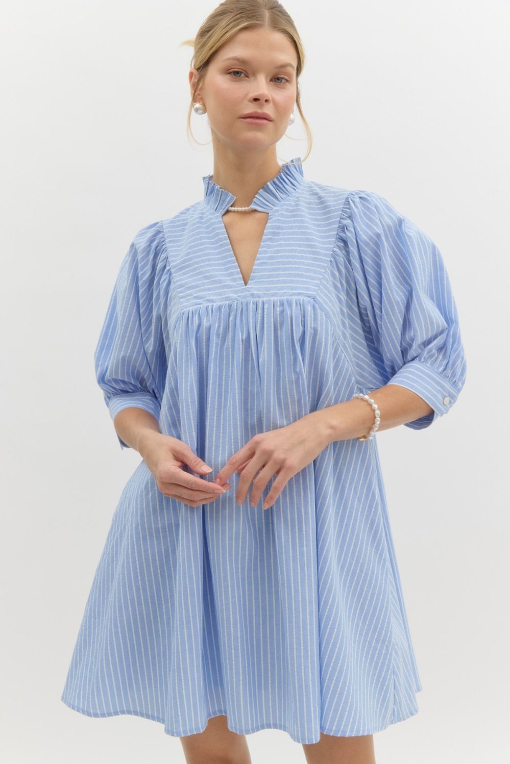 Preppy Step Striped Dress