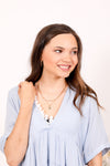 Lucy Lock Charm Layered Necklace