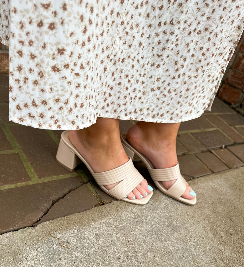 Champagne Secrets Wedge Sandal