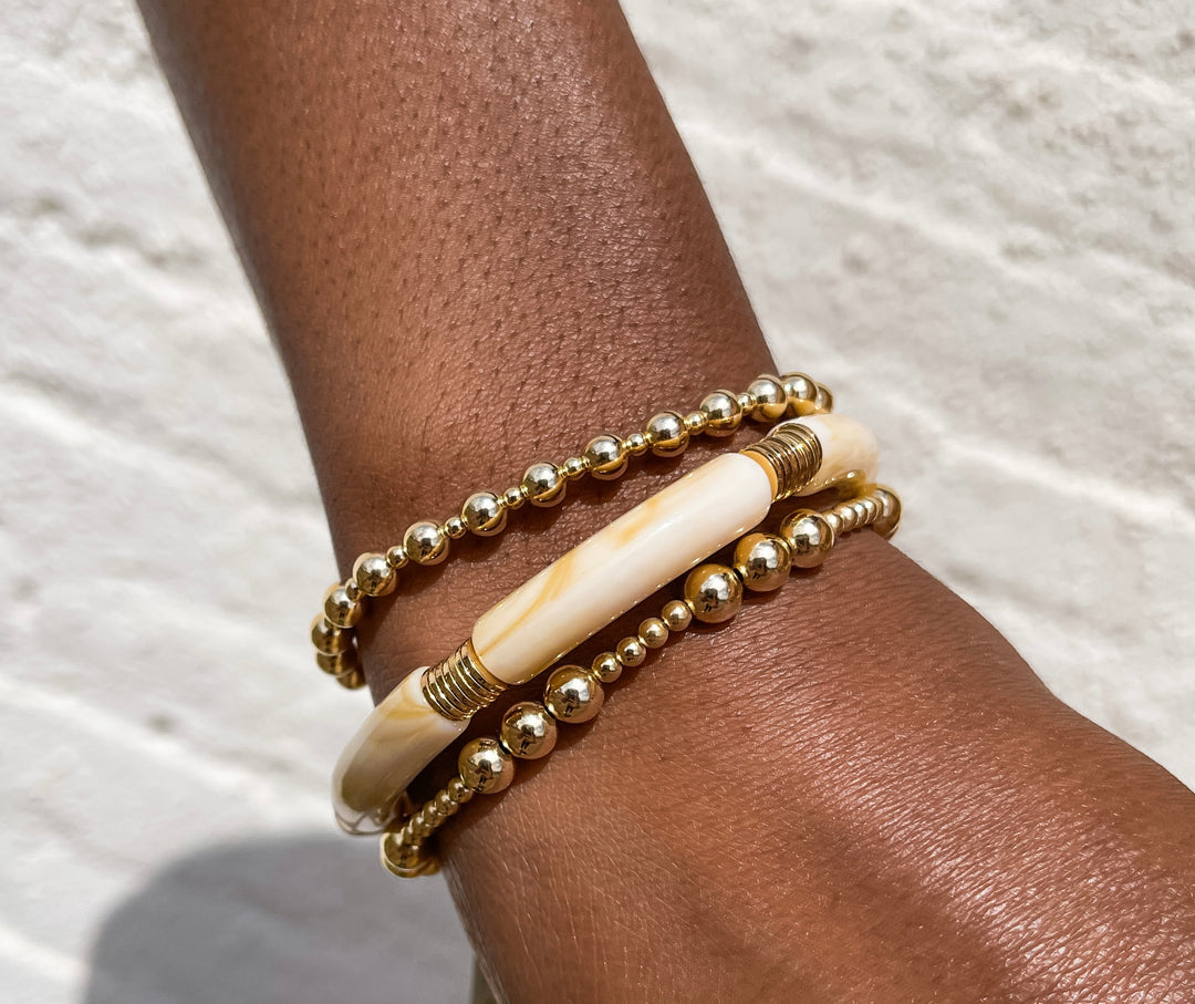 Tube & Disc Bracelet