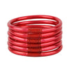 BuDhaGirl All Weather Bangles - BDG Pink Set of 6