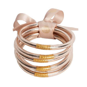 BuDhaGirl All Weather Bangles - Champagne Set of 6