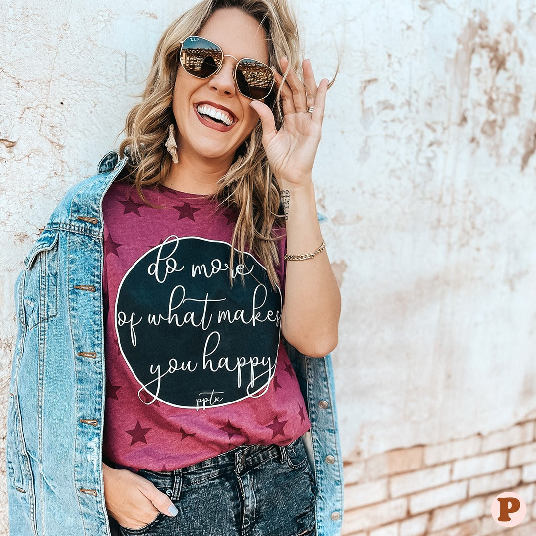 Makes You Happy Graphic Tee