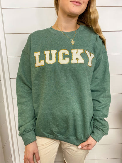 LUCKY Patch Sweatshirt