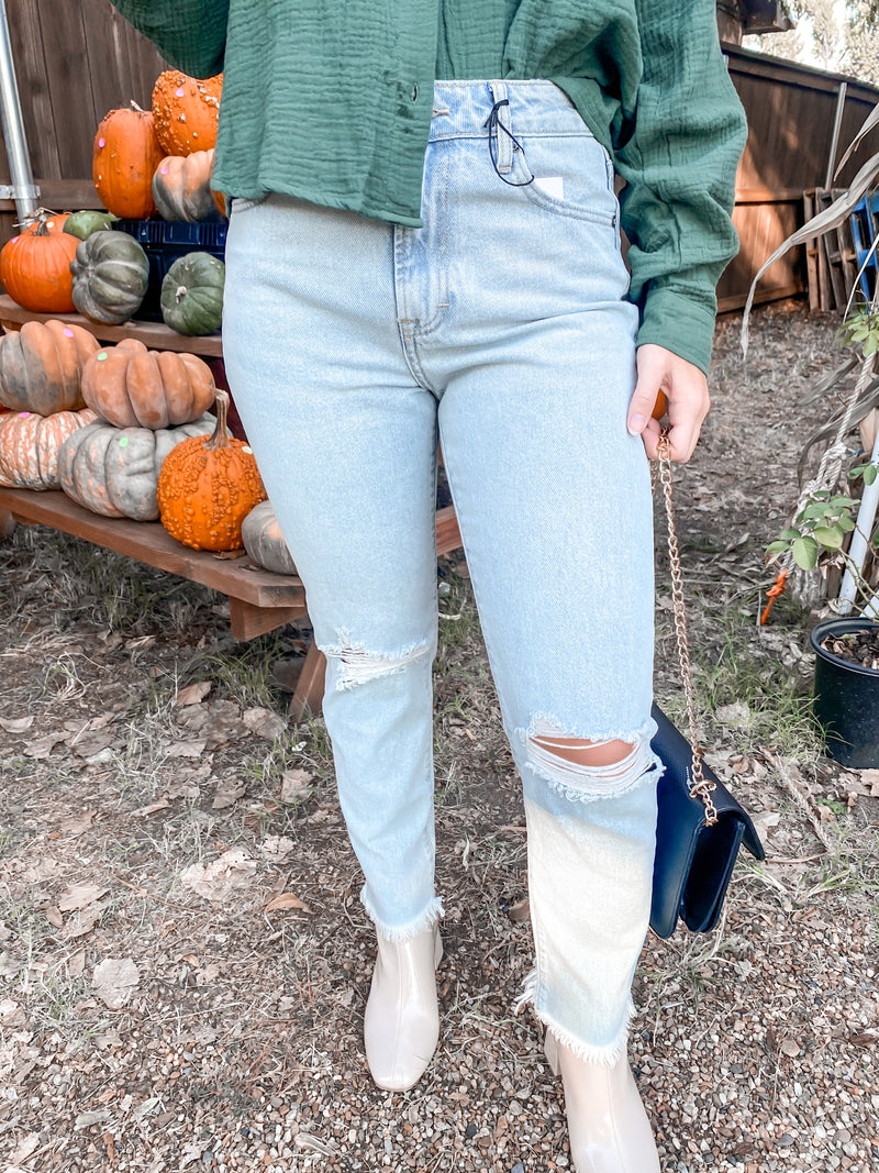 Tracey Cropped Straight Jeans