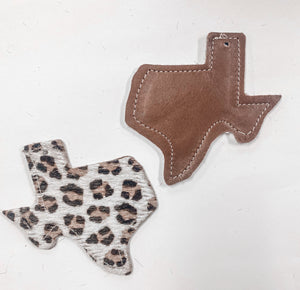 TX Shape Car Charm