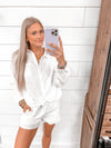 Members Only Button Down Top