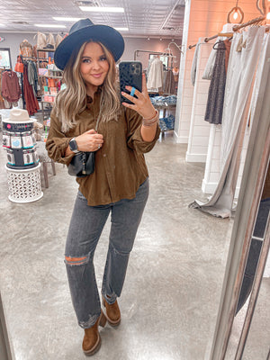 Call The Trend Button Down Top