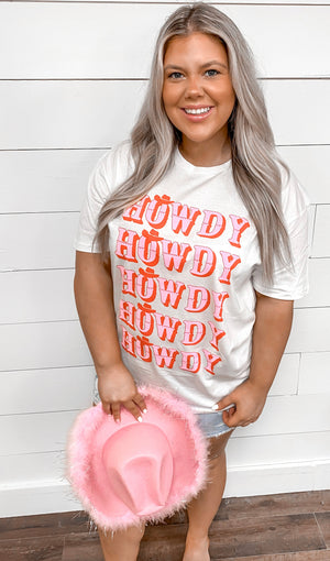 Howdy Repeat Graphic Tee