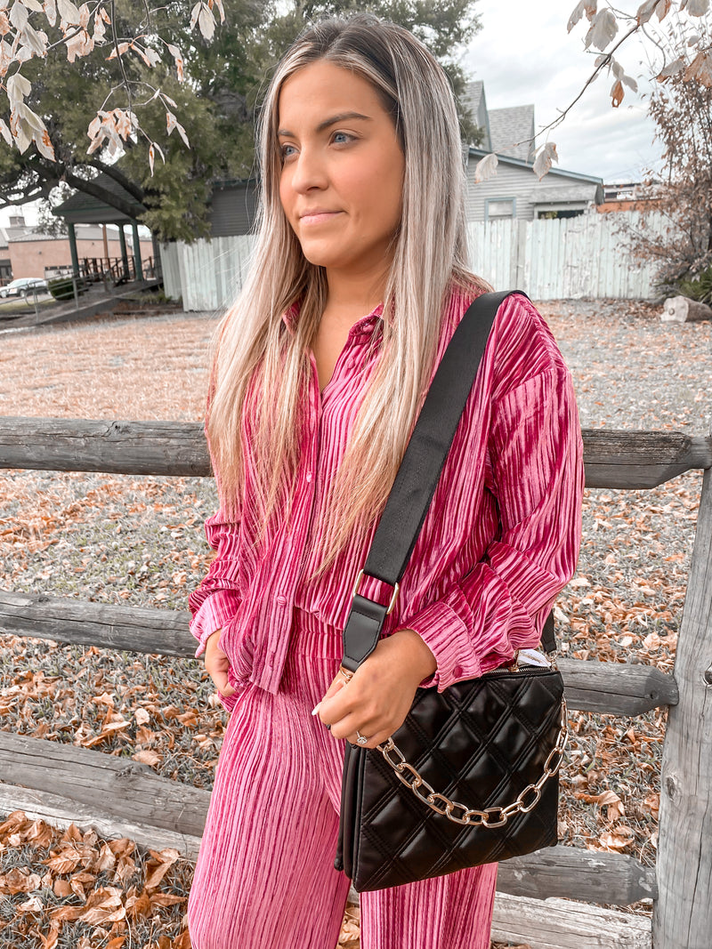 Brigette Quilted Crossbody Bag
