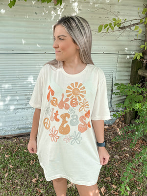 Groovy Take It Easy Graphic Tee