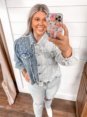 Southern Pearl Denim Jacket
