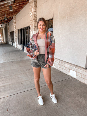 Autumn Sunshine Corded Shorts