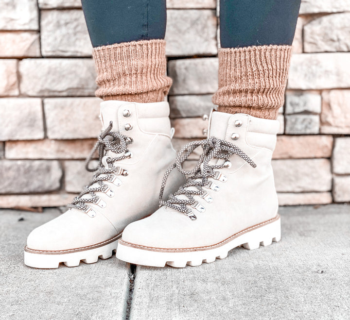 Coziest Cable Knit Socks