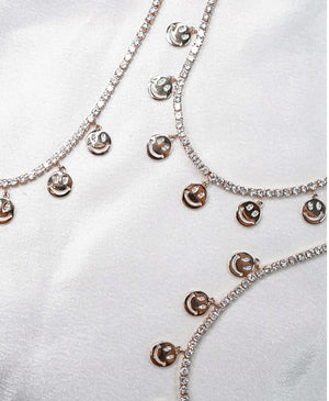 Diamond Smiley Necklace