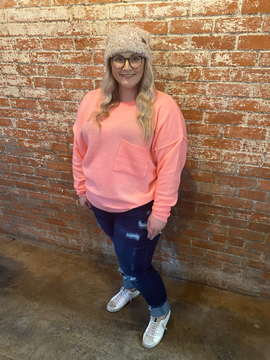 Cozy Essence Pocket Sweater