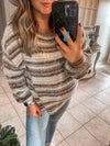 Land Across Striped Sweater