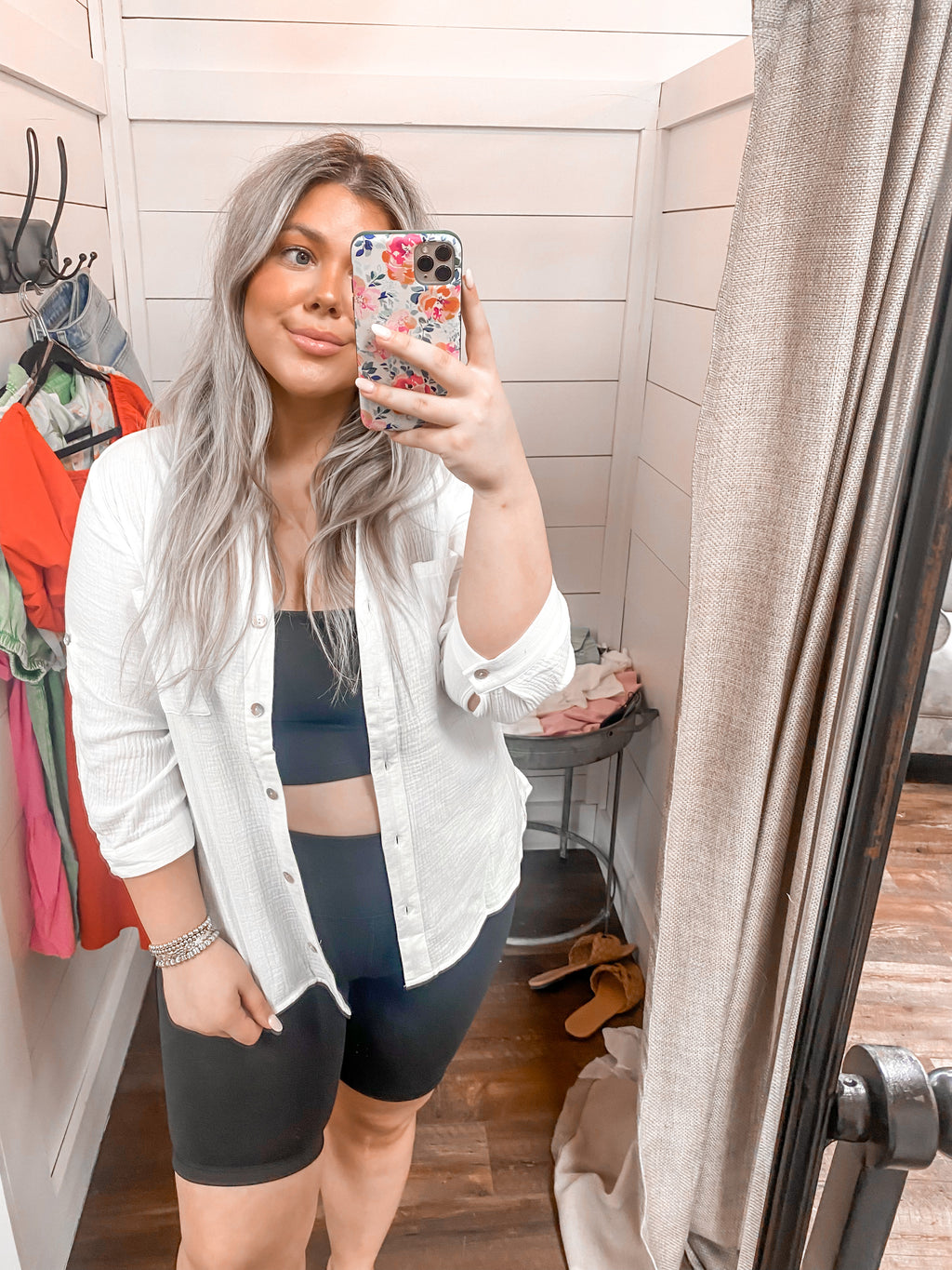 Morning Hike Curvy Biker Shorts
