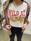 Wild At Heart Ringer Graphic Tee