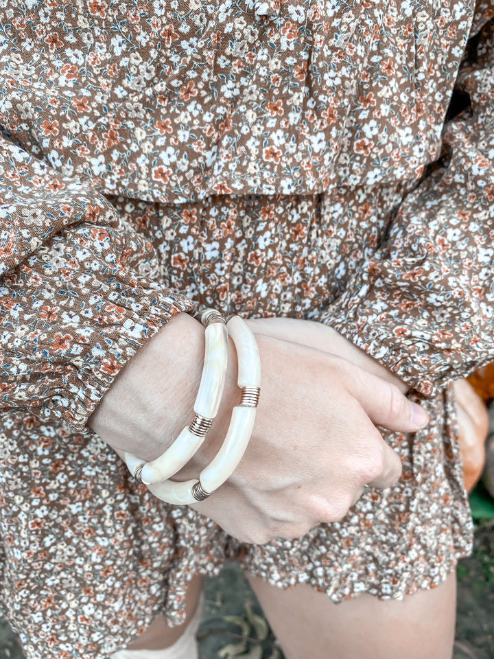 Tube & Disc Bracelet