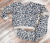 Sweet Dreams Leopard Textured PJ Set