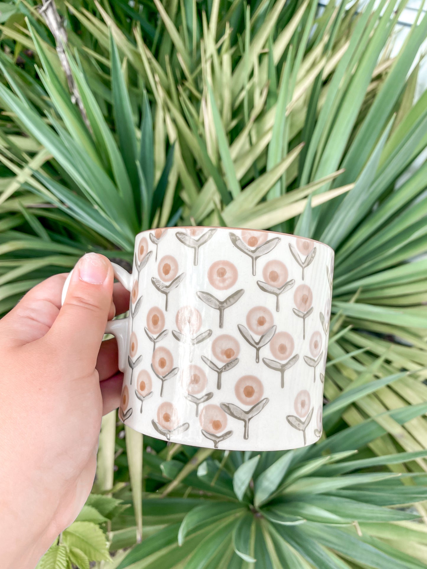 Stoneware Stamped Mug