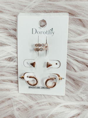 Small Business Earrings Stud Sets