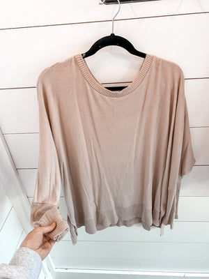Easy Choice Curvy Dolman Top