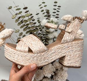Pier & Dear Raffia Heel